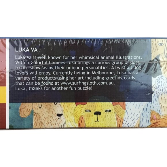 PuzzleTwist "Colorful Canines" 500-Piece Jigsaw Puzzle For Ages 13+ - Picture 5 of 7